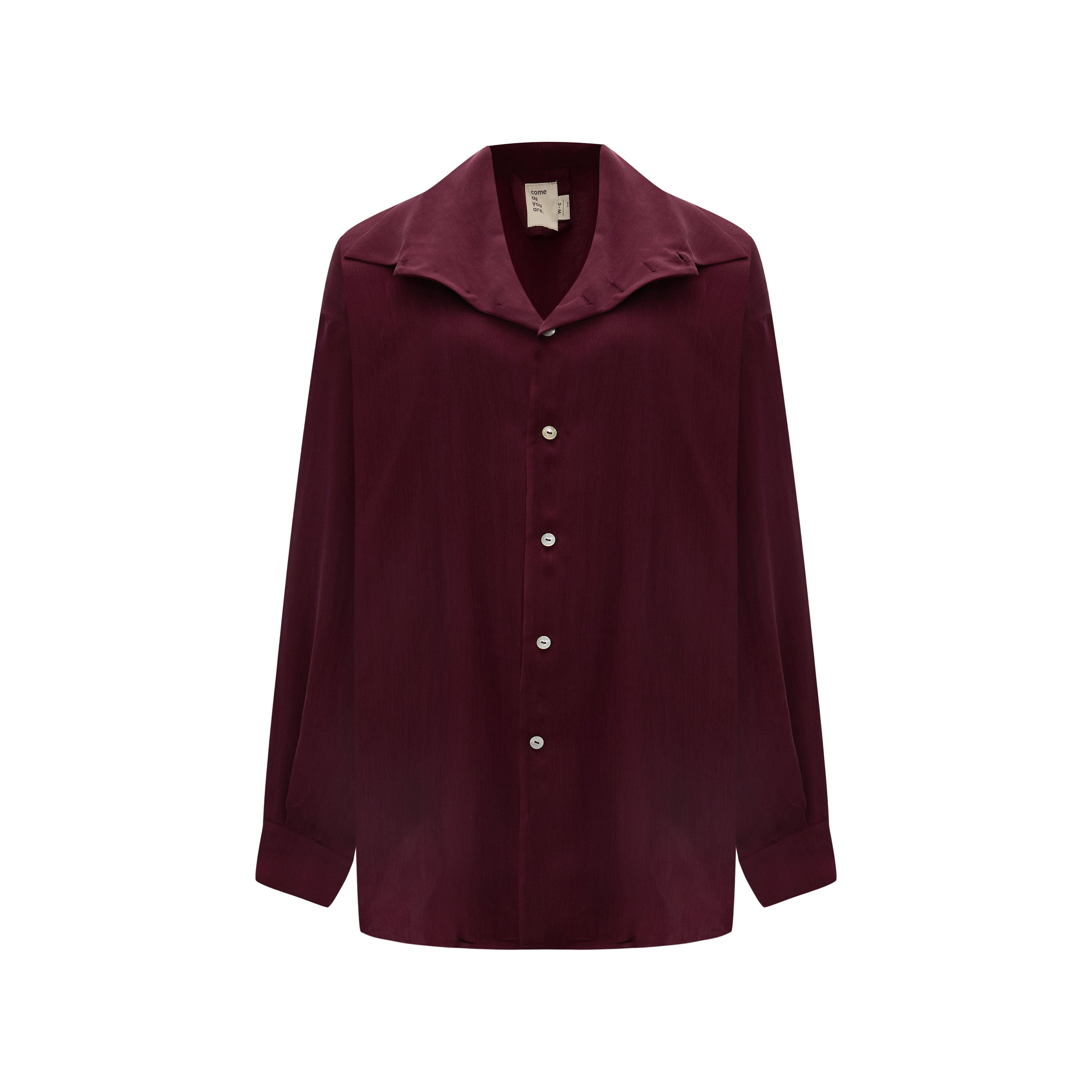 MULTI BUTTONED CUPRO SHIRT - UNISEX