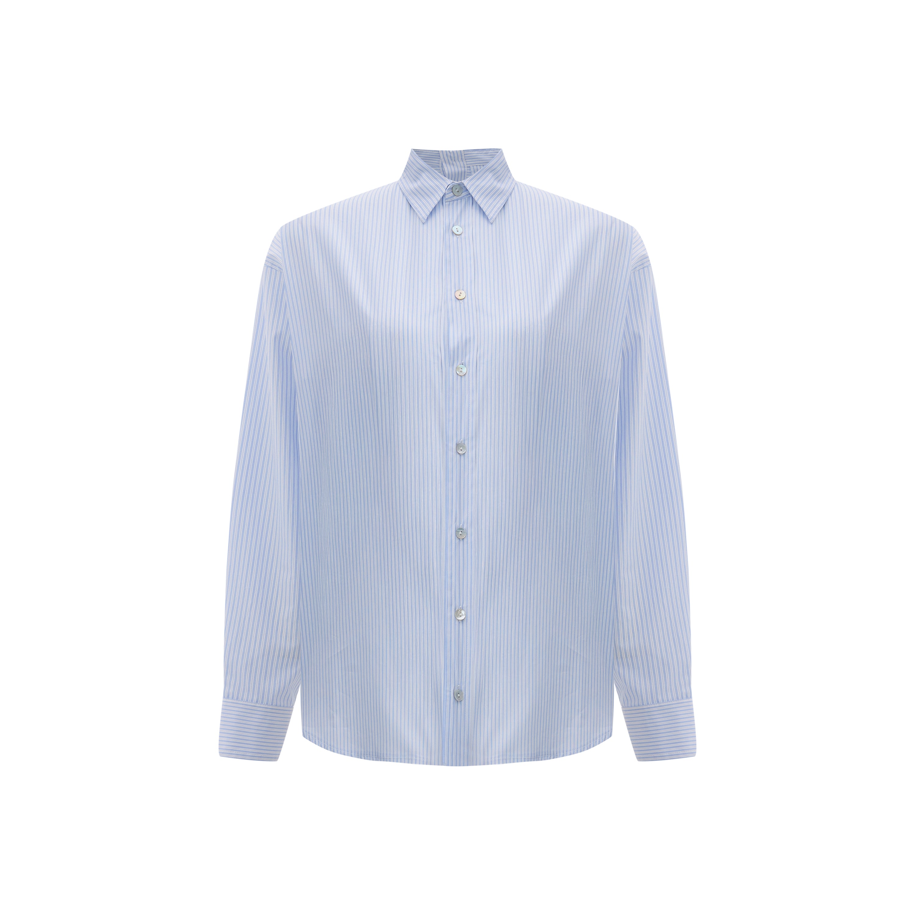 DOUBLE FLY COTTON SHIRT - UNISEX