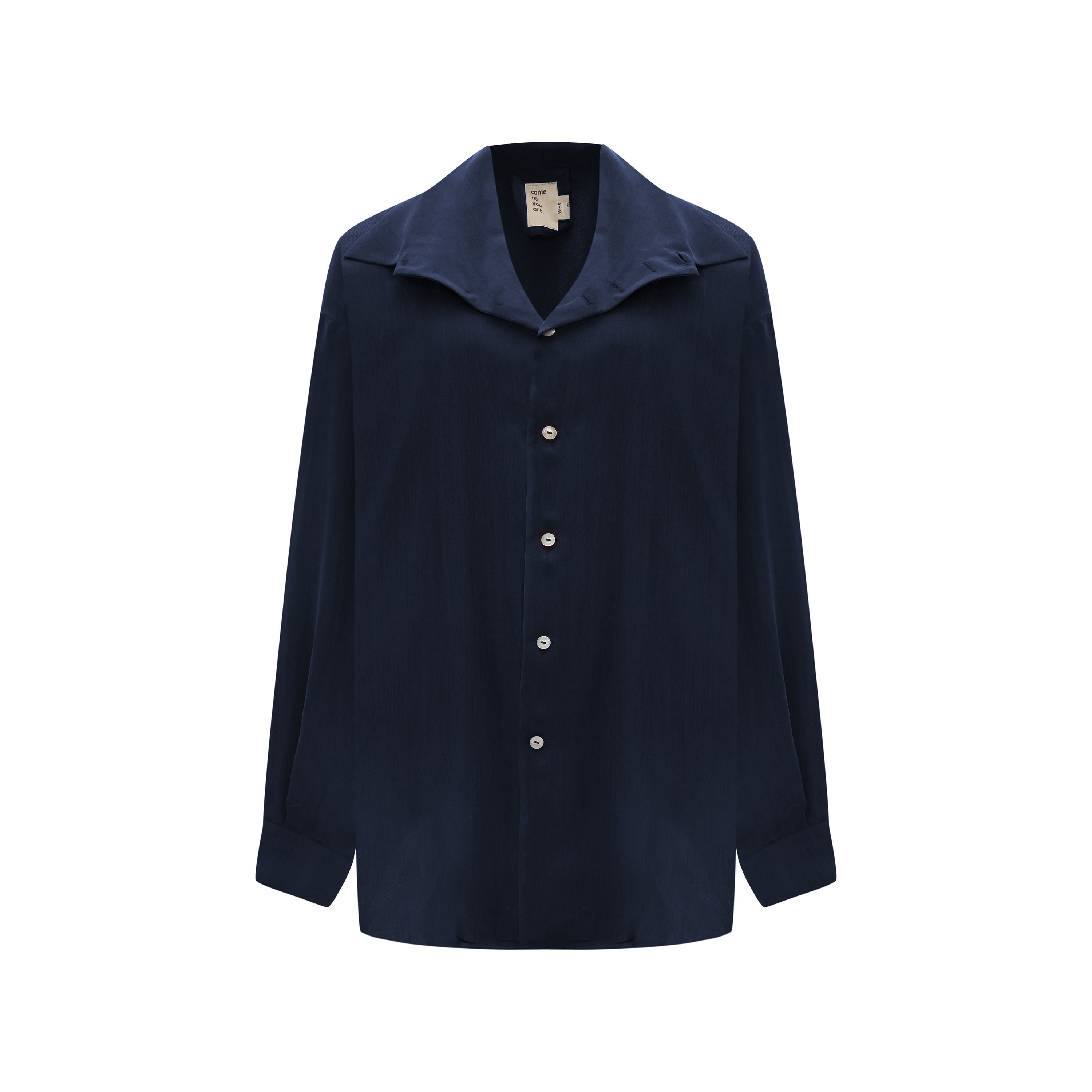 MULTI BUTTONED CUPRO SHIRT - UNISEX