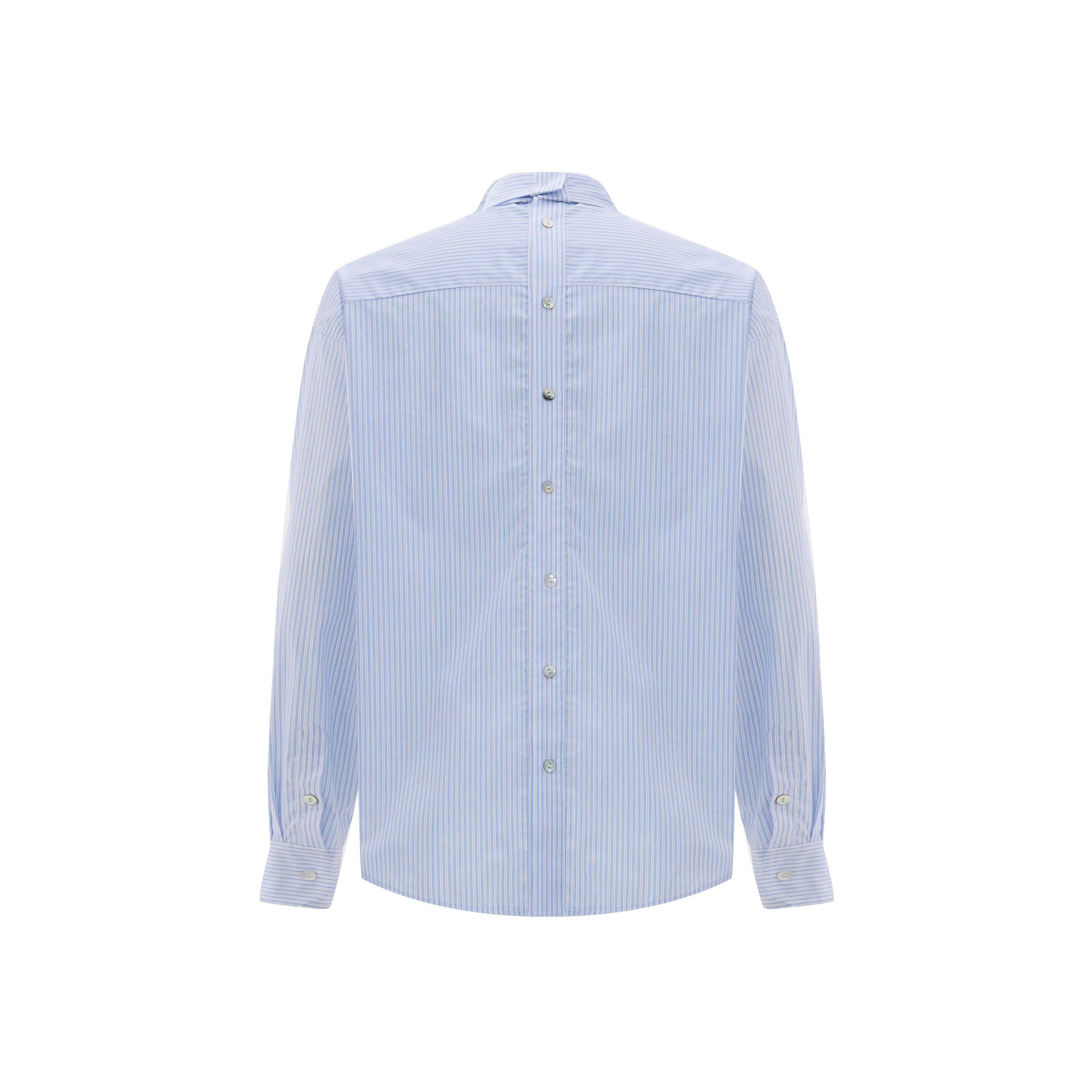 DOUBLE FLY COTTON SHIRT - UNISEX