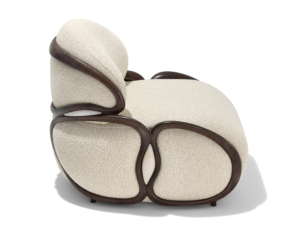 CELL CHAIR — OXIDIZED ALUMINUM