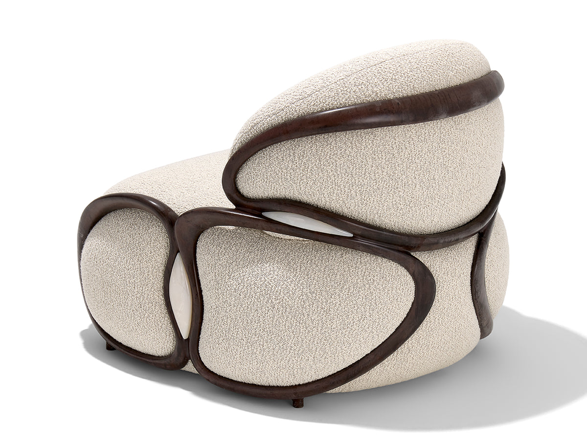 CELL CHAIR — OXIDIZED ALUMINUM