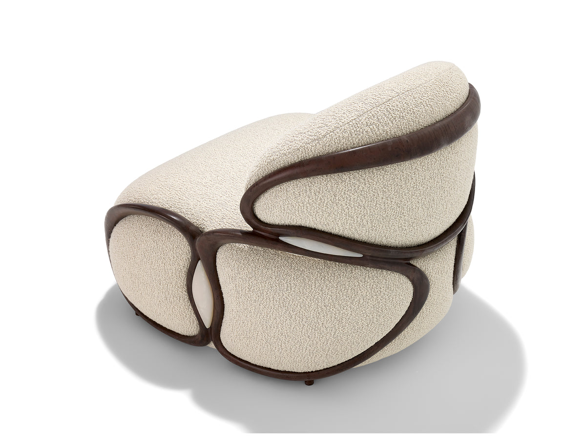 CELL CHAIR — OXIDIZED ALUMINUM