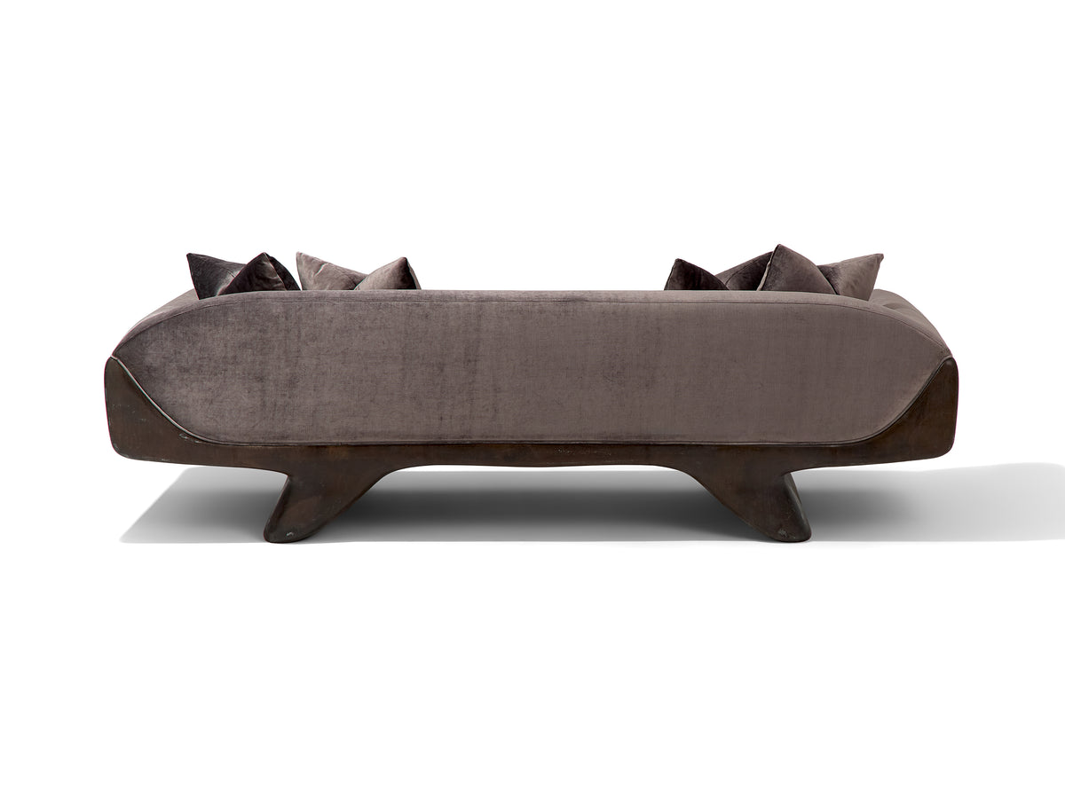 FLUORA SOFA — OXIDIZED ALUMINUM
