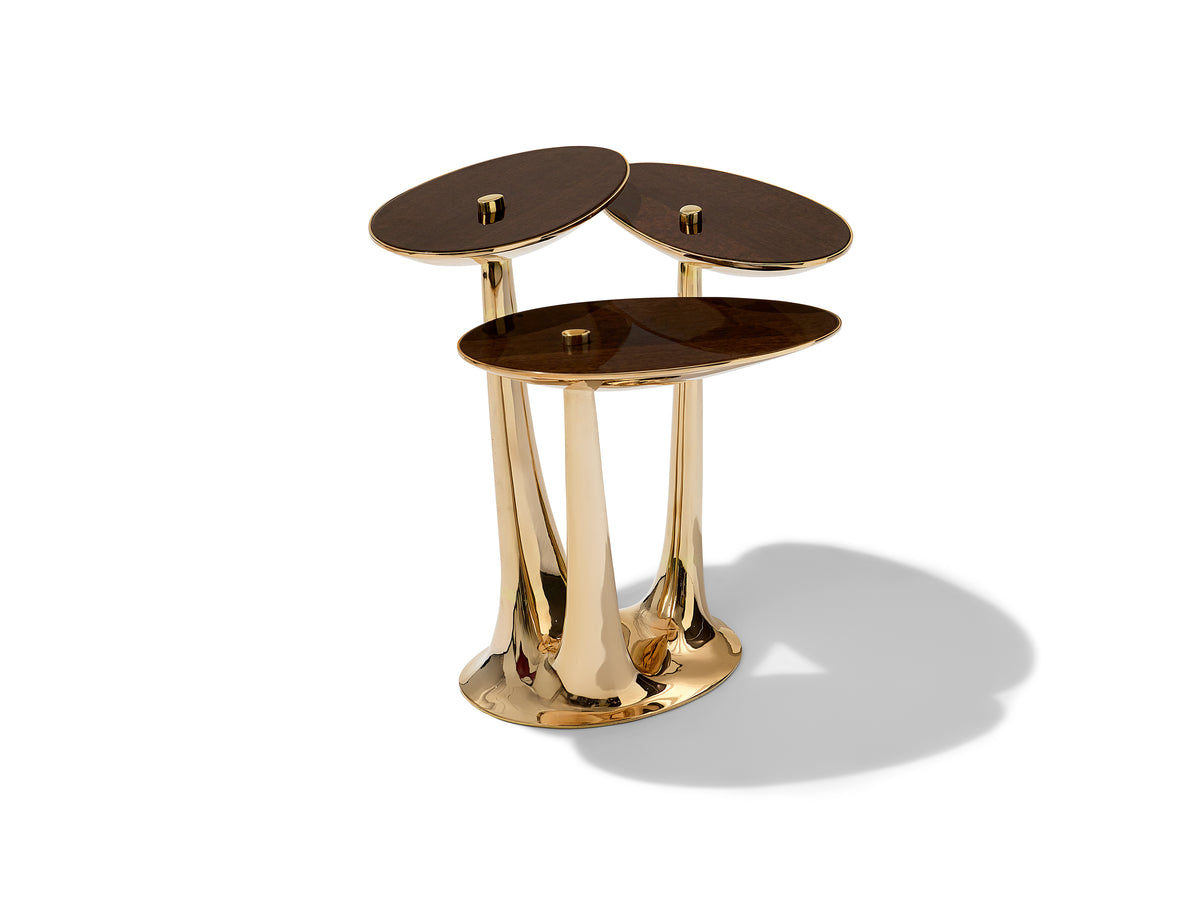 LILY SIDE TABLE — BRONZE