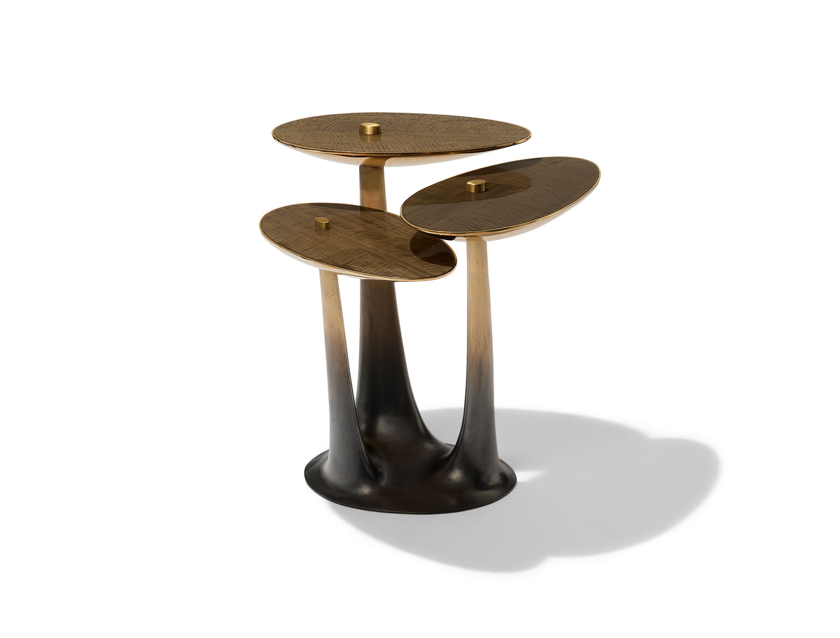 LILY SIDE TABLE — BRONZE GRADIENT