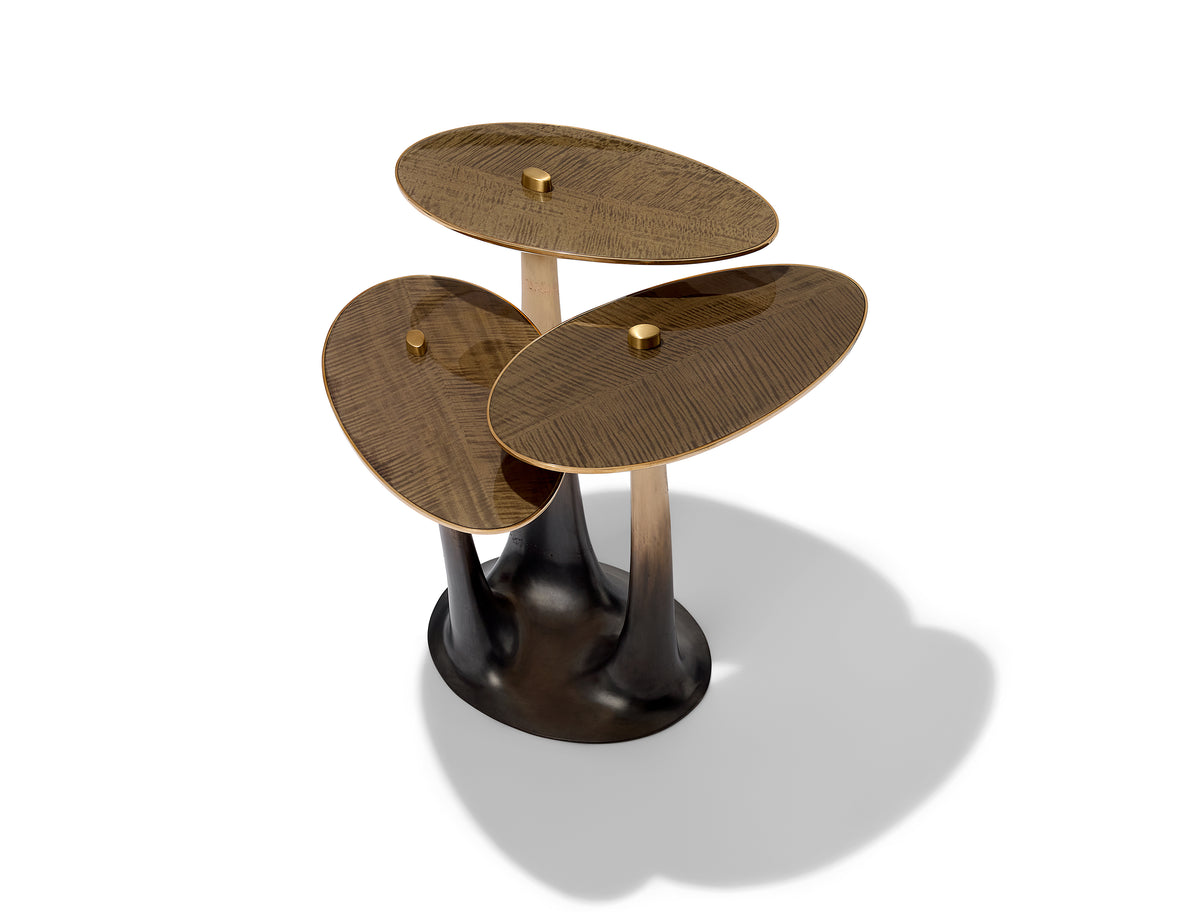 LILY SIDE TABLE — BRONZE GRADIENT