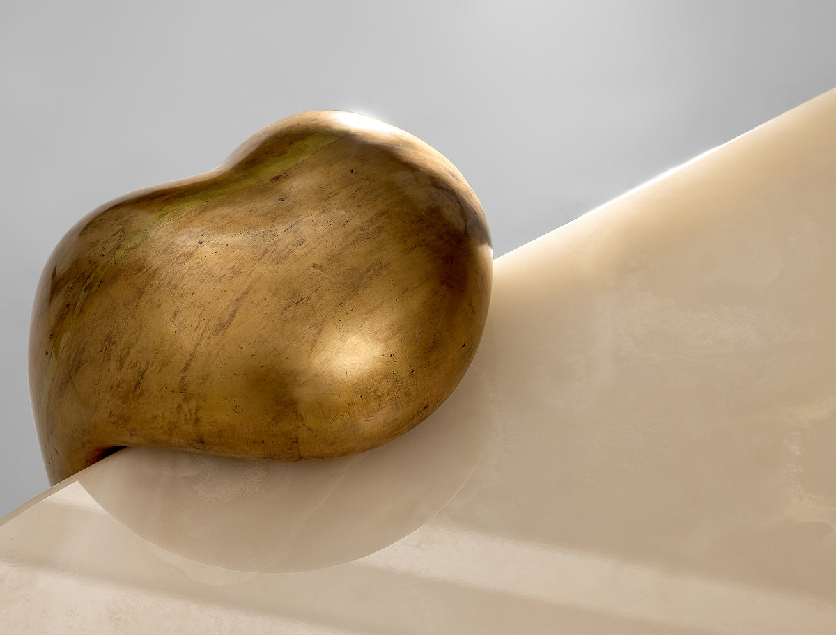 CANDY ELLIPTICAL COFFEE TABLE — BRONZE